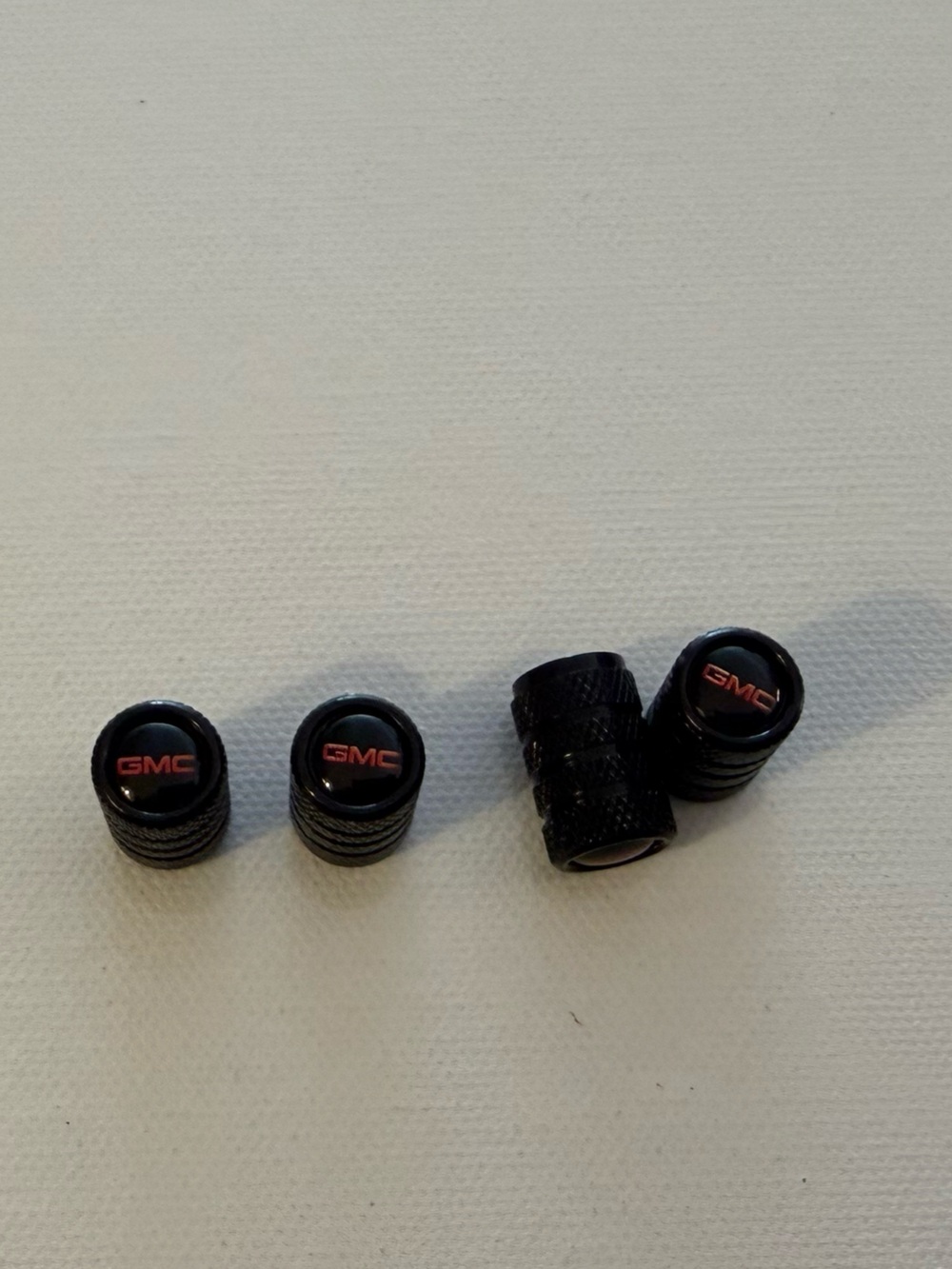 GMC Valve Stem Caps in Black Set of 4 NWT